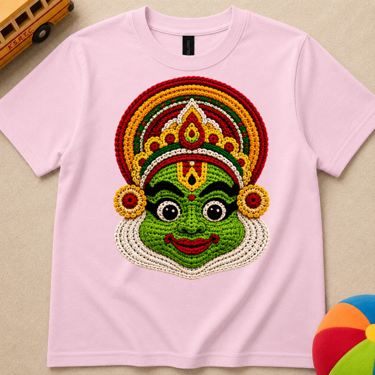 Cute Kathakali Kids Unisex T Shirt