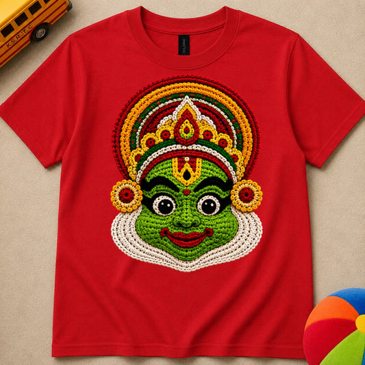 Cute Kathakali Kids Unisex T Shirt