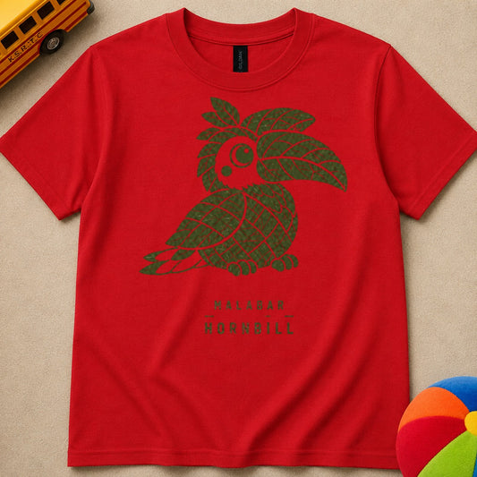 Malabar Hornbill Kids Unisex T Shirt
