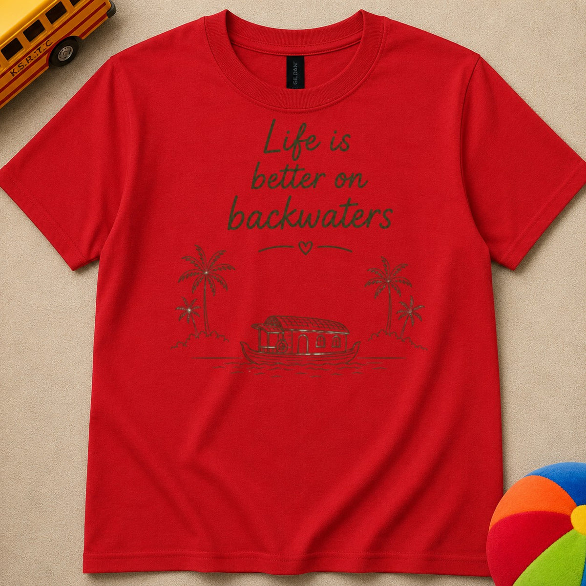 Better on The Backwaters Kids Unisex T Shirt