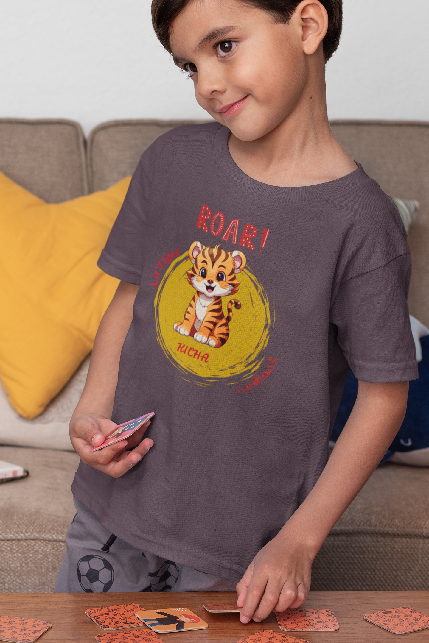 Roar Pulikkutti -Toddler T Shirt ( 2Y-6Y)