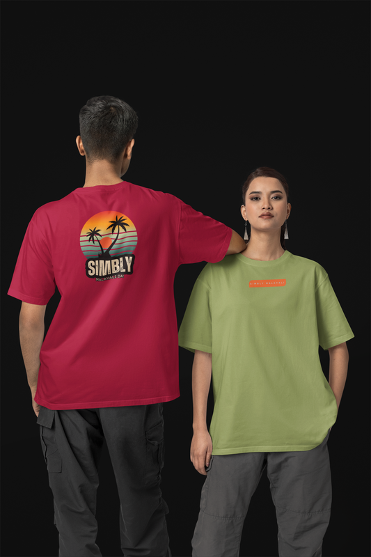 Simbly Malayali Front & Backprint - T Shirt